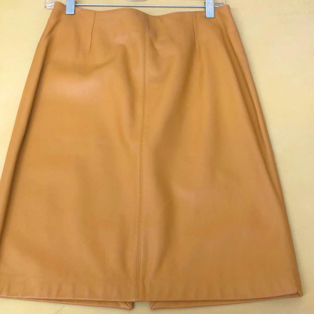 Women’s Lord & Taylor Leather Skirt